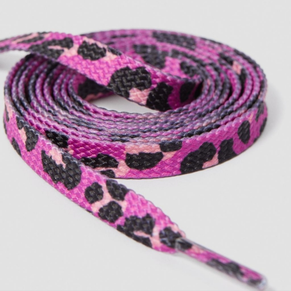 Dr Martens Pink Leopard Boot Laces